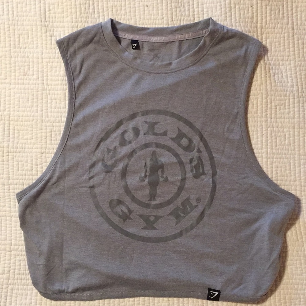 Gymshark LE Gold’s Gym Crop Top